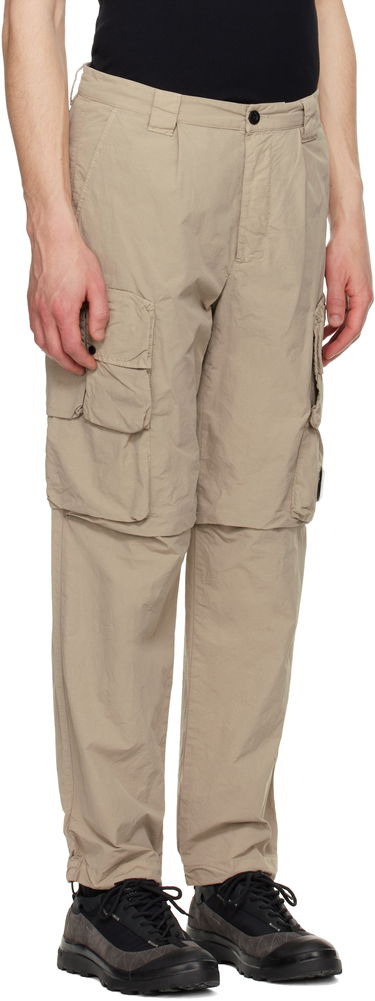 Cargo nohavice C.P. Company C.P. Company Flatt Nylon Cargo Pants Béžová | 18CMPA170A-005991G, 1