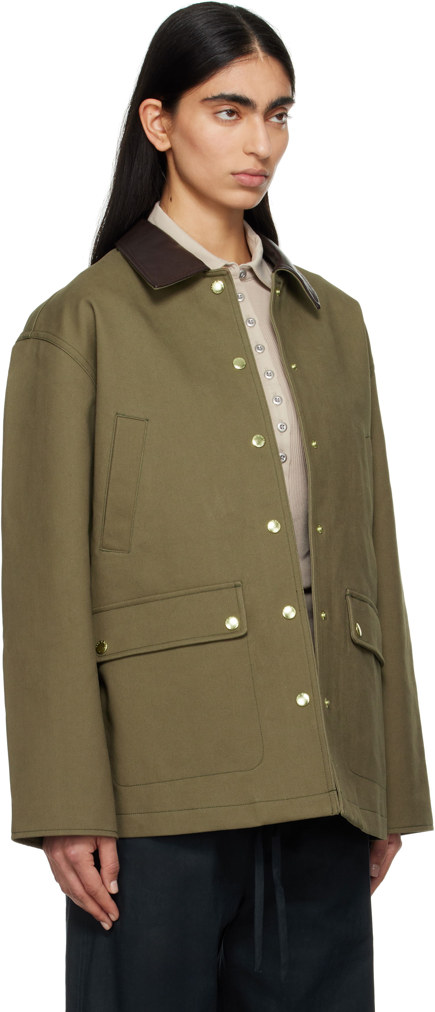 Bunda rag & bone Rag & Bone Cassidy Cotton Jacket Zelené | WAW24F20167516, 1