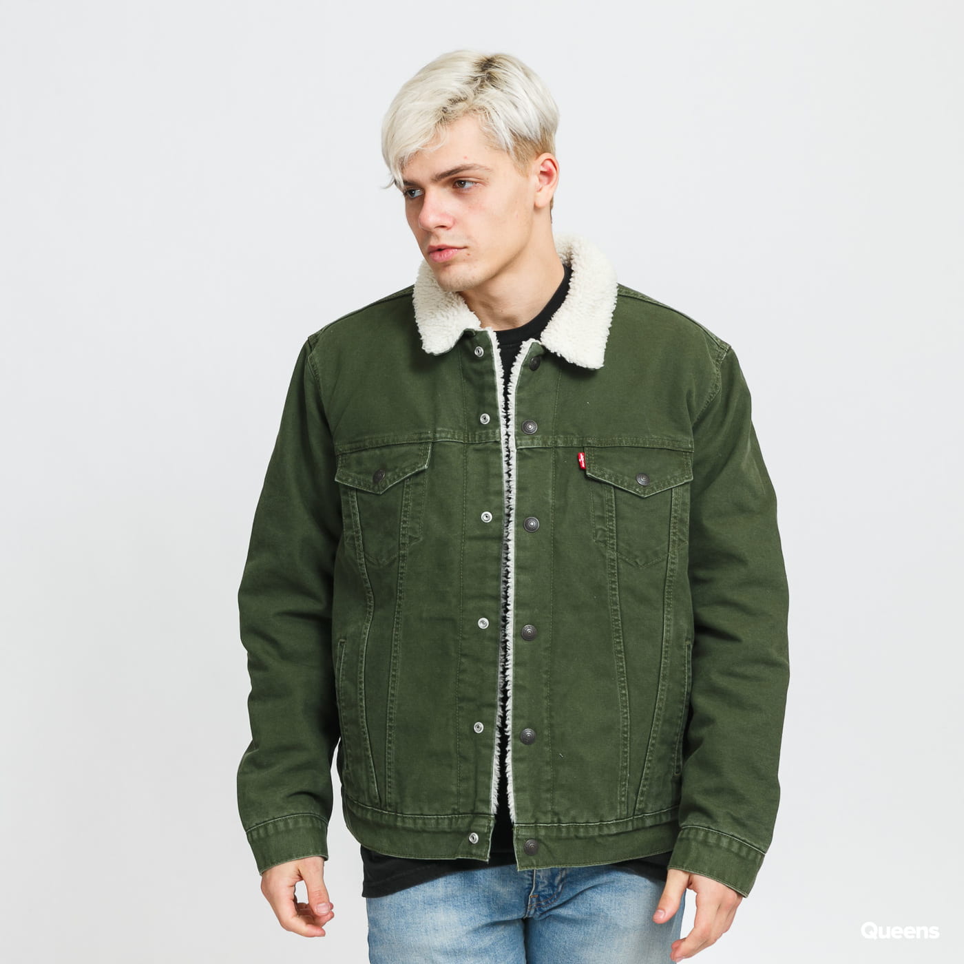 Bunda Levi's Type 3 Sherpa Trucker just around Zelené | 16365-0172, 0