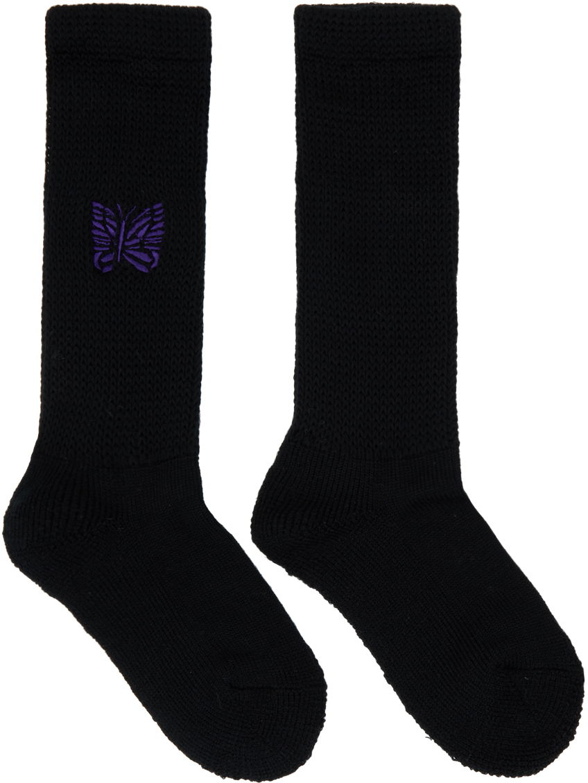 Ponožky Needles Pile Socks Čierna | LQ048, 0