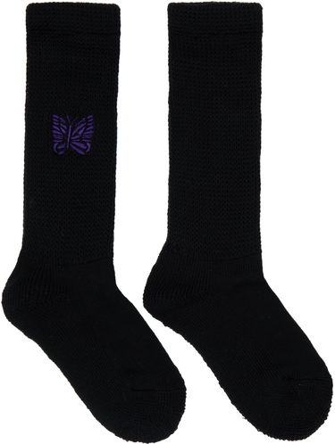 Ponožky Needles Pile Socks Čierna | LQ048, 0