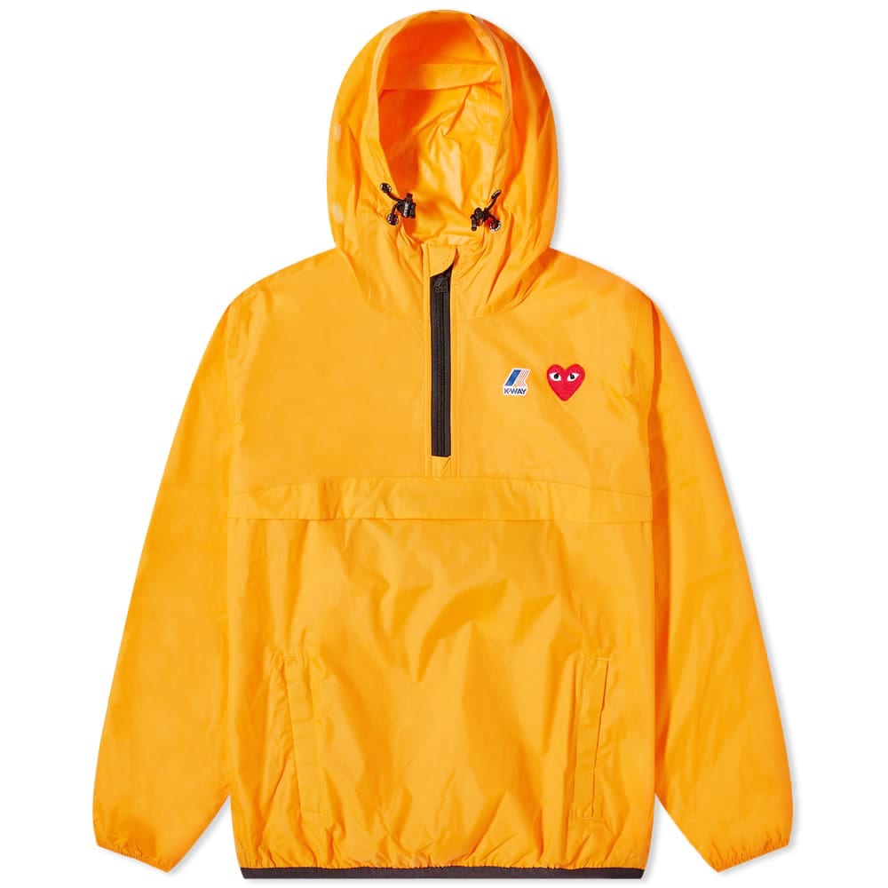 Vetrovka Comme des Garçons K-Way x Half Zip Packable Jacket Oranžová | P1J502-1, 0