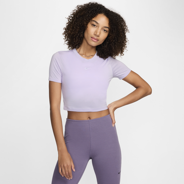 Crop Top Nike Sportswear Essential Fialová | FB2873-511, 0