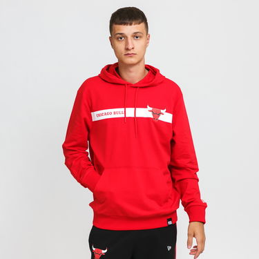 Mikina New Era NBA Team Logo PO Hoody Bull Červená | 12827203, 0