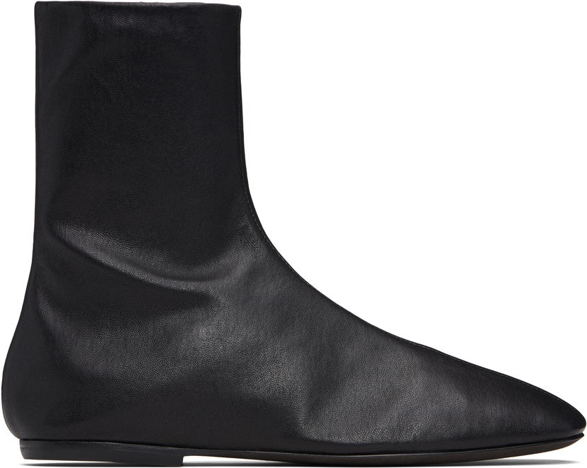 Tenisky a topánky Dries Van Noten Dries Van Noten Leather Ankle Boots Čierna | 252-011702-140