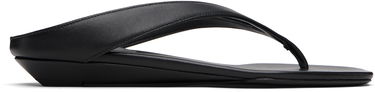 Šaty Loulou de Saison Loulou de Saison Coda Nappa Leather Wedge Sandals Čierna | CODA, 0
