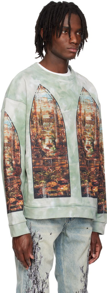 Mikina Who Decides War Who Decides War Eden Crewneck Sweatshirt Zelené | 1110150008SS25, 1