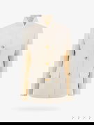 Single-Breasted Band Collar Blazer