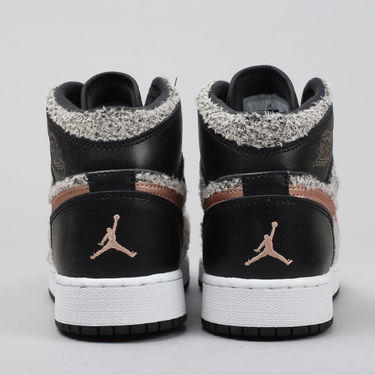 Tenisky a topánky Jordan Air Jordan 1 Retro High "Fleece" GS Čierna | 332148-022, 3