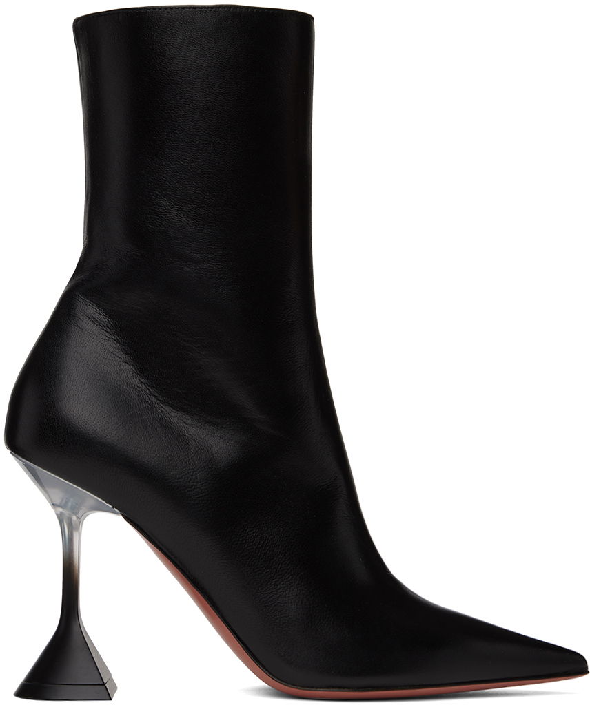 Starostlivosť o obuv Amina Muaddi Amina Muaddi Giorgia Glass Boots Čierna | GIORGIA GLASS BOOTIE CL NAPPA, 0
