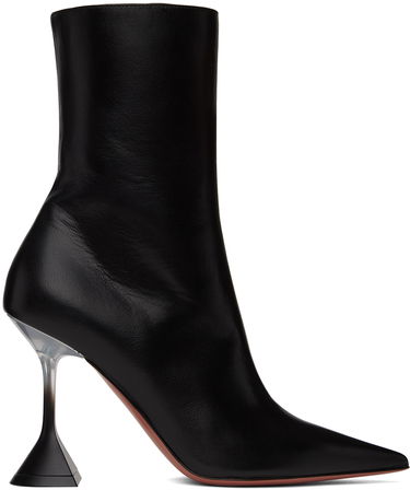 Starostlivosť o obuv Amina Muaddi Amina Muaddi Giorgia Glass Boots Čierna | GIORGIA GLASS BOOTIE CL NAPPA, 0