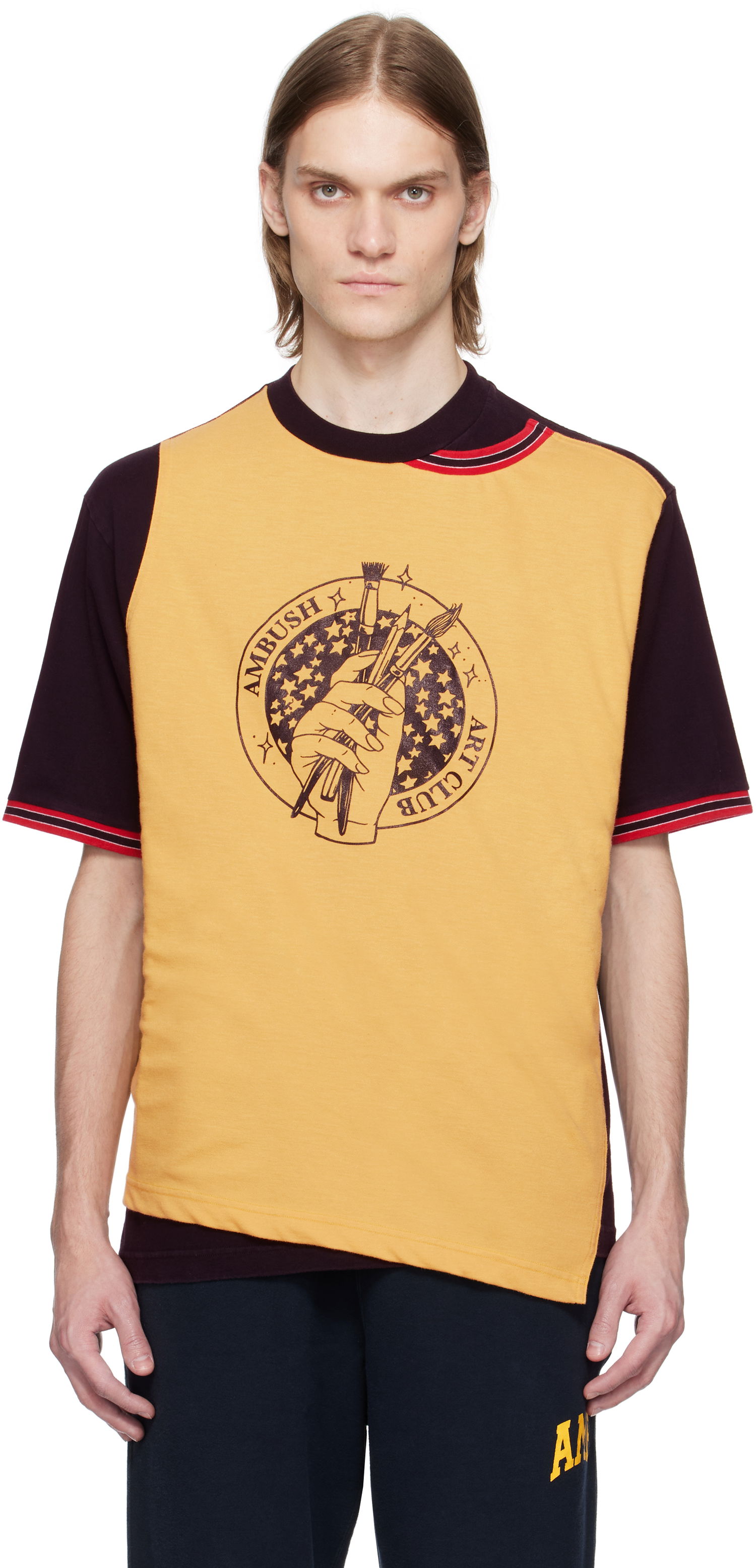 Tričko Ambush AMBUSH Front Layered T-Shirt Žltá | 12115324, 0