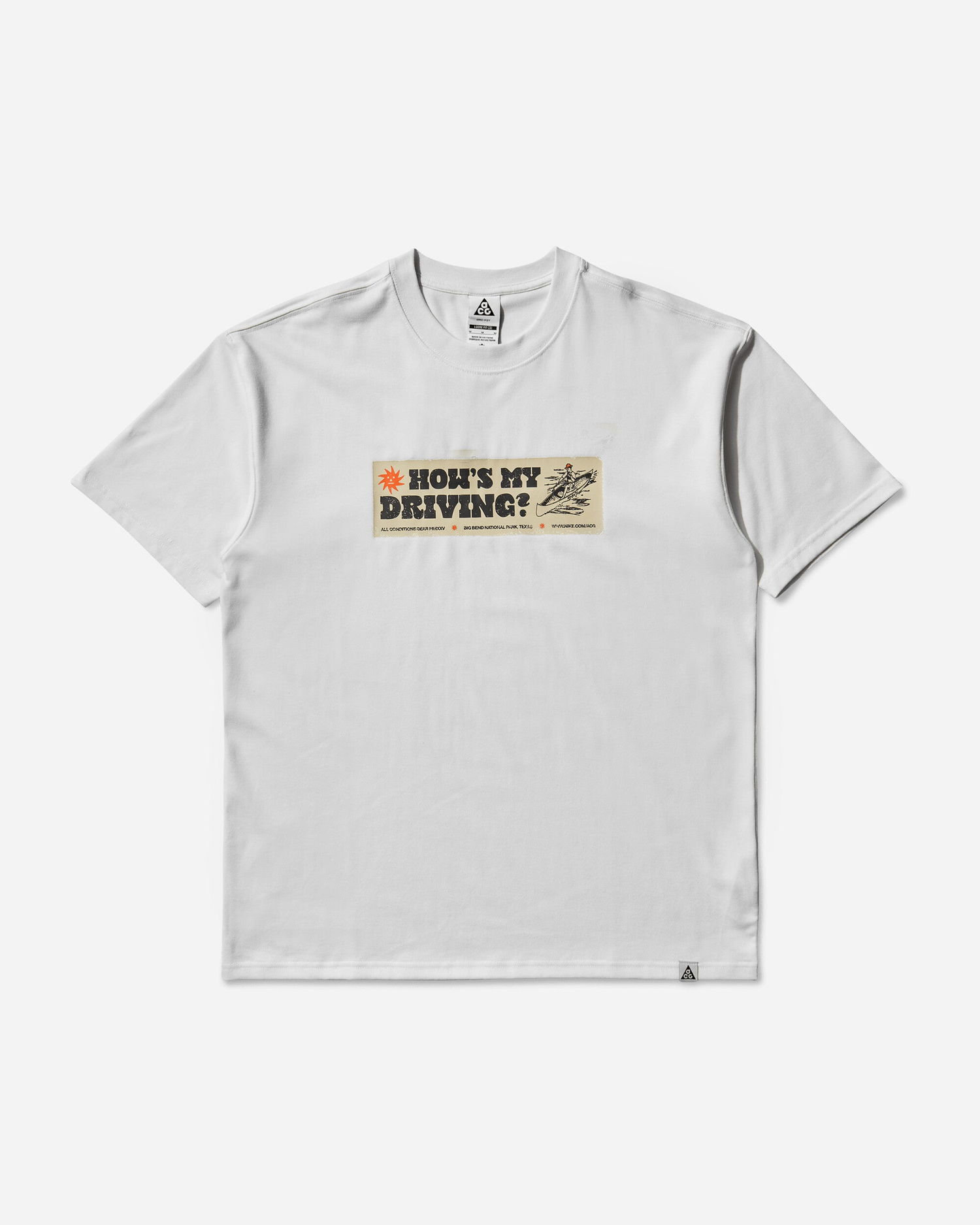 Tričko Nike ACG Canoe Sticker T-Shirt Biela | HV1294-121, 1