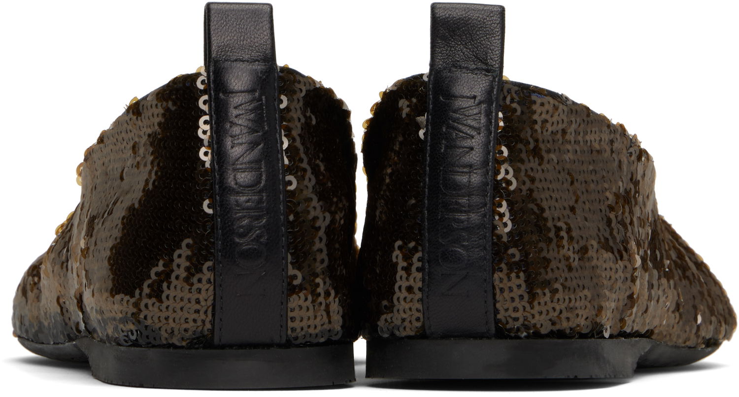 Oblečenie JW Anderson JW Anderson All-Over Sequin Ballerina Flats Hnedá | BL0034-FA0424, 1
