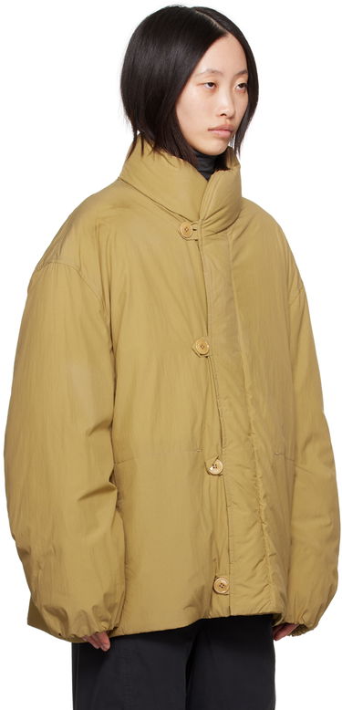 Prešívaná bunda LEMAIRE Lemaire Stand Collar Puffer Jacket Hnedá | OW1040 LF1156, 1