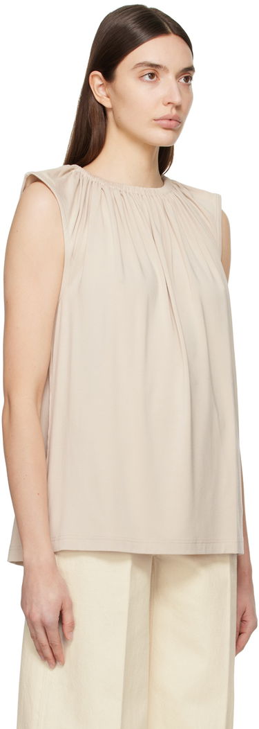 Tielko TOTEME TOTEME Women's Crewneck Tank Top Béžová | 242-WRT1716-FB0163, 1
