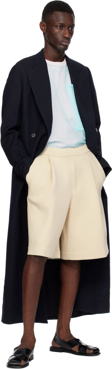 Šortky Dries Van Noten Dries Van Noten Neoprene Shorts Béžová | 251-021139-1622, 3