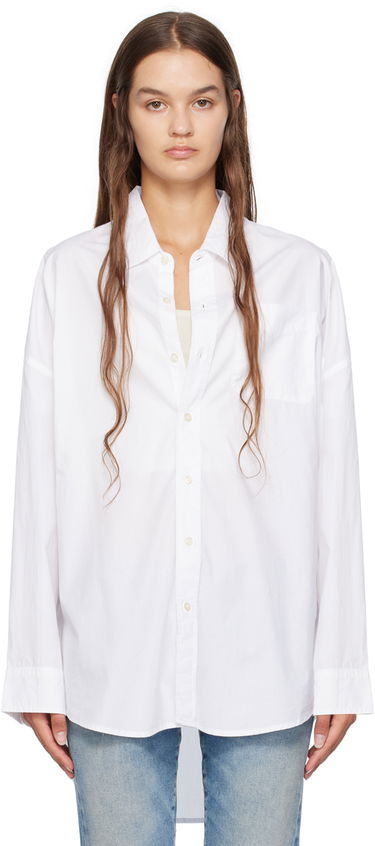 Košeľa R13 R13 Drop Neck Shirt Biela | R13W7469-001, 0