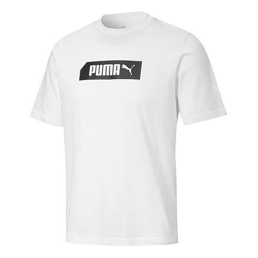 Tričko Puma Alphabet Logo Graphic Tee Biela | 583864-52