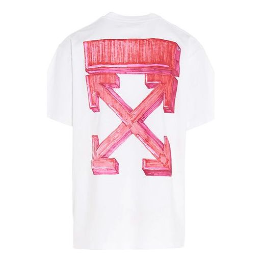 Tričko Off-White Off-White Marker Arrows T-Shirt Biela | OMAA038E20JER0020125