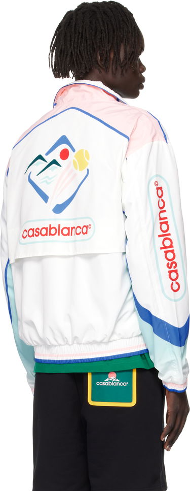 Vetrovka Casablanca Casablanca Casa Sportif Windbreaker Jacket Biela | U-MPF25-JK-033-01, 2