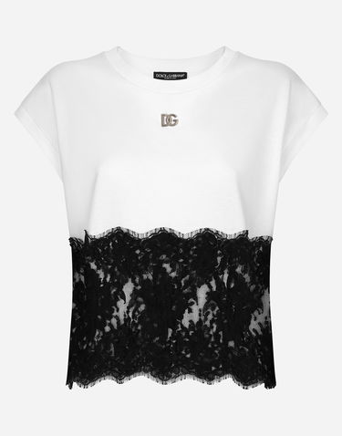 Tričko Dolce & Gabbana Smanicata Tee Biela | F8T65ZG7H2HW0800, 0