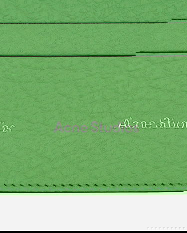 Peňaženka Acne Studios Leather Card Holder Zelené | CG0245- AB8, 4