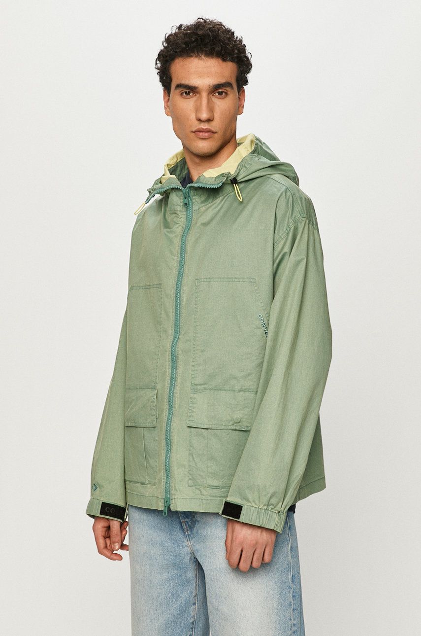 Vetrovka Converse Converse Hooded Jacket Zelené | 10021097.A03, 0