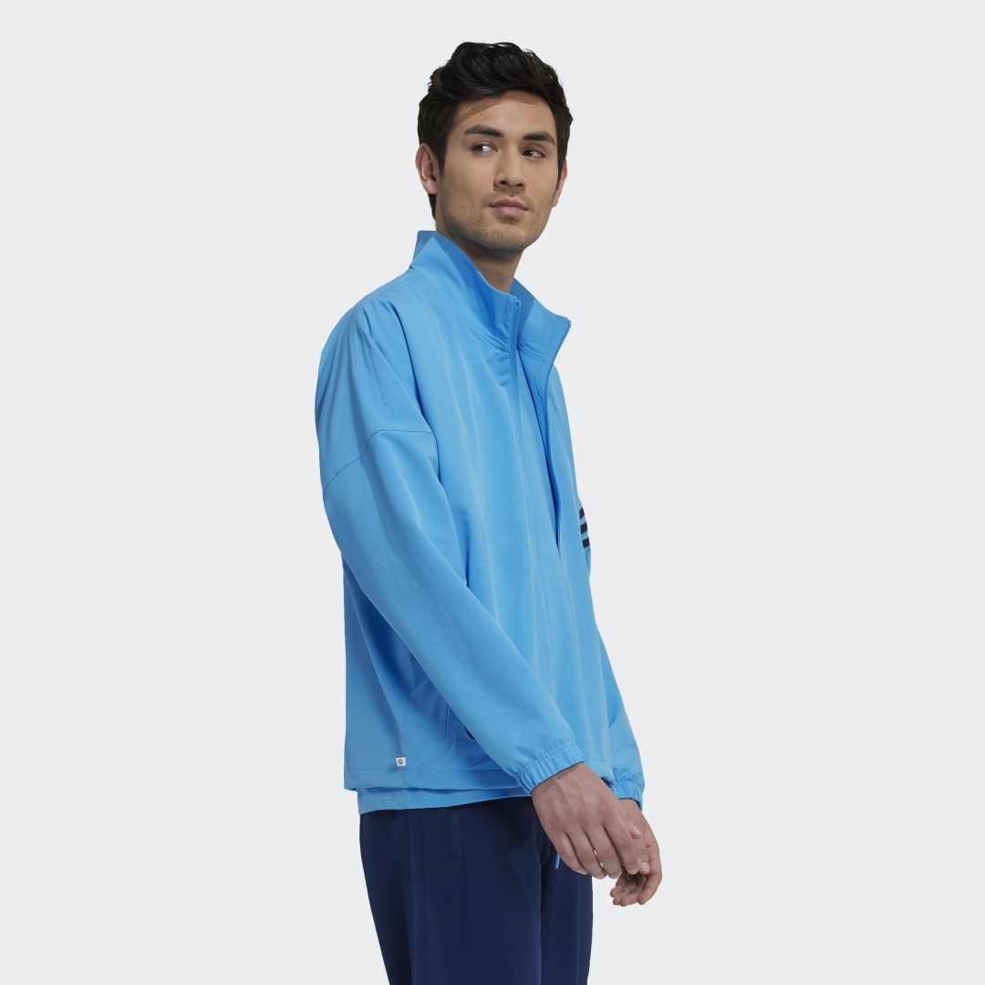 Blue Windbreaker Jacket