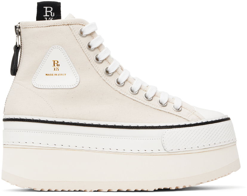 Oblečenie R13 R13 Courtney Platform Biela | R13S0071-003