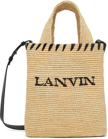Tote bag LANVIN Lanvin Nano Raffia Tote Bag Béžová | LW-BGST01-RAF1-P25, 0