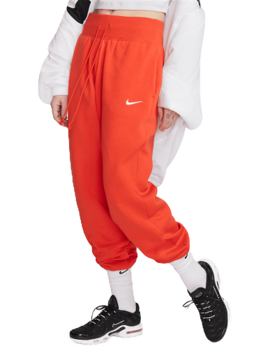 Nohavice Nike Sportswear Phoenix Fleece Sweatpants Červená | DQ5887-633