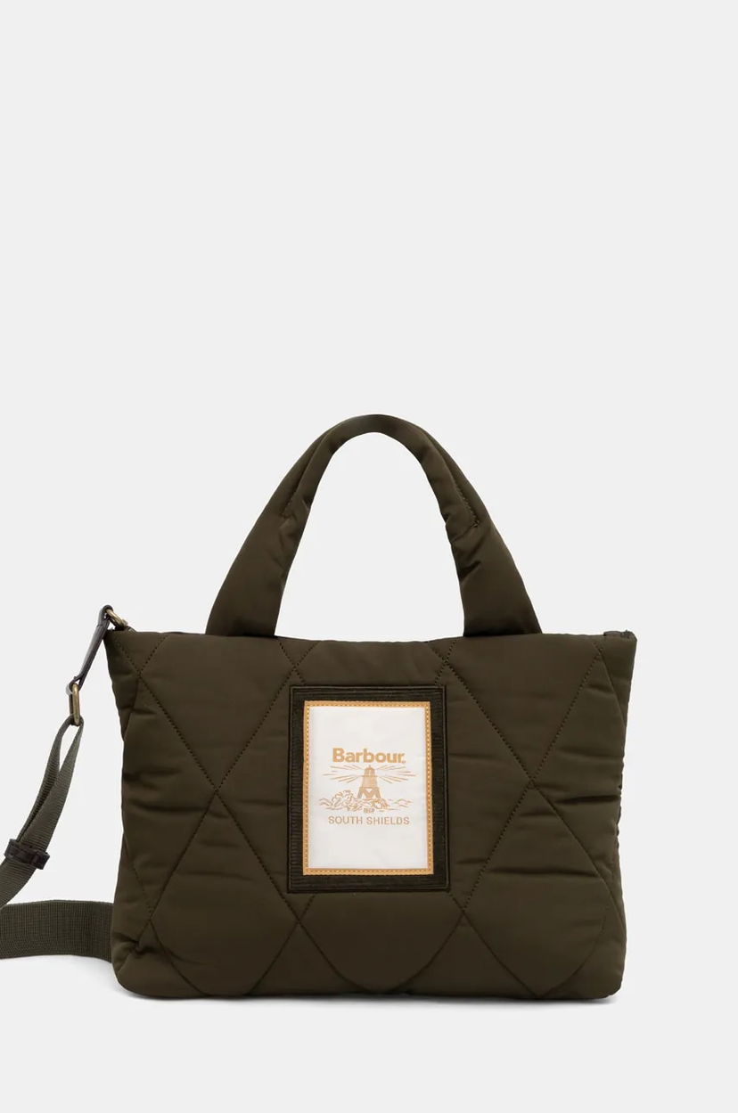 Tote bag Barbour Barbour Quilted Tote Bag Zelené | LBA0435