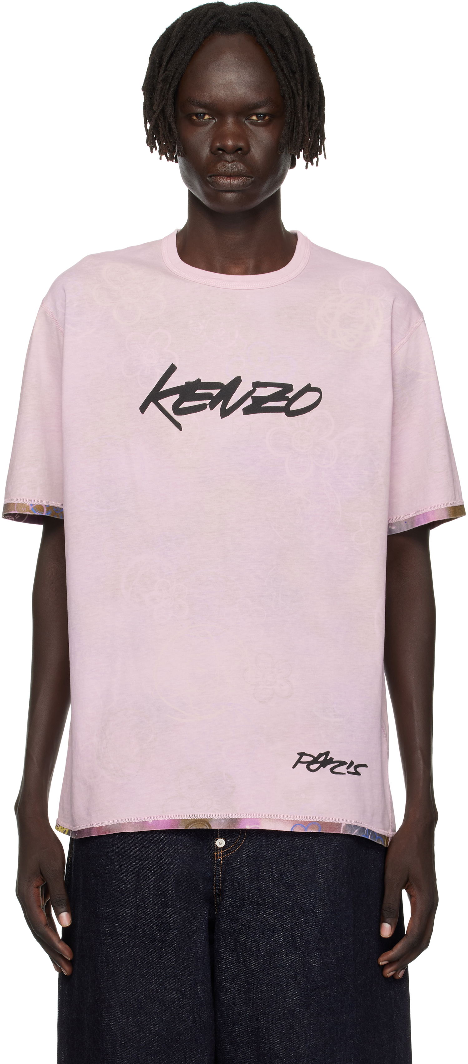 Tričko KENZO Kenzo Paris Futura 2000 Edition Reversible T-Shirt Ružová | FF65TS2584SG, 0