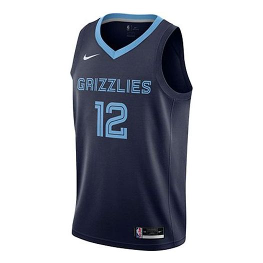 Dres Nike Memphis Grizzlies Morant No. 12 Fan Edition Jersey Navy | CW3670-419