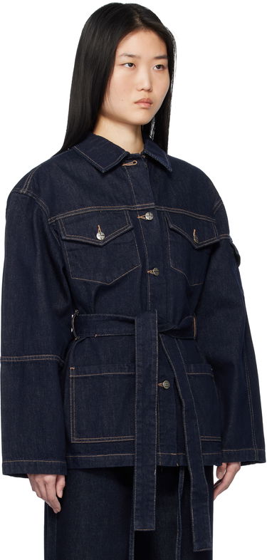 Bunda Ksubi Duty Zenith Pop Denim Jacket Navy | WPS25JK009, 1