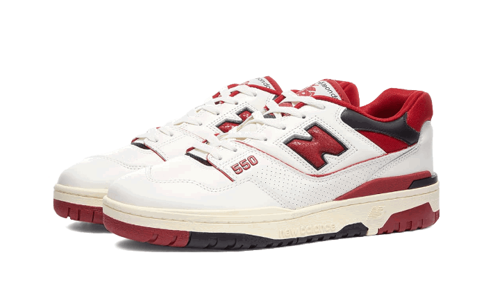 Tenisky a topánky New Balance 550 "Aimé Leon Dore White Red" Červená | BB550AE1, 1