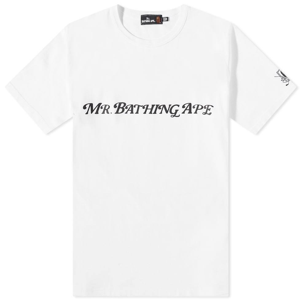 Tričko BAPE A Bathing Ape Mr Bathing Ape Golf Wide Tee Biela | 007TEI801001M-WHT, 0
