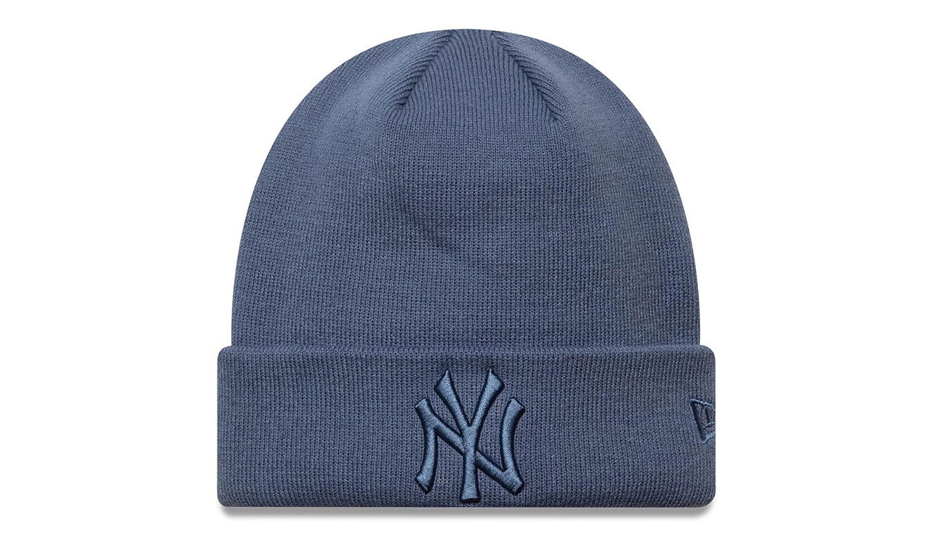 Kulicha New Era New York Yankees MLB League Essential Medium Knit Beanie One Size Navy | 60691385, 0