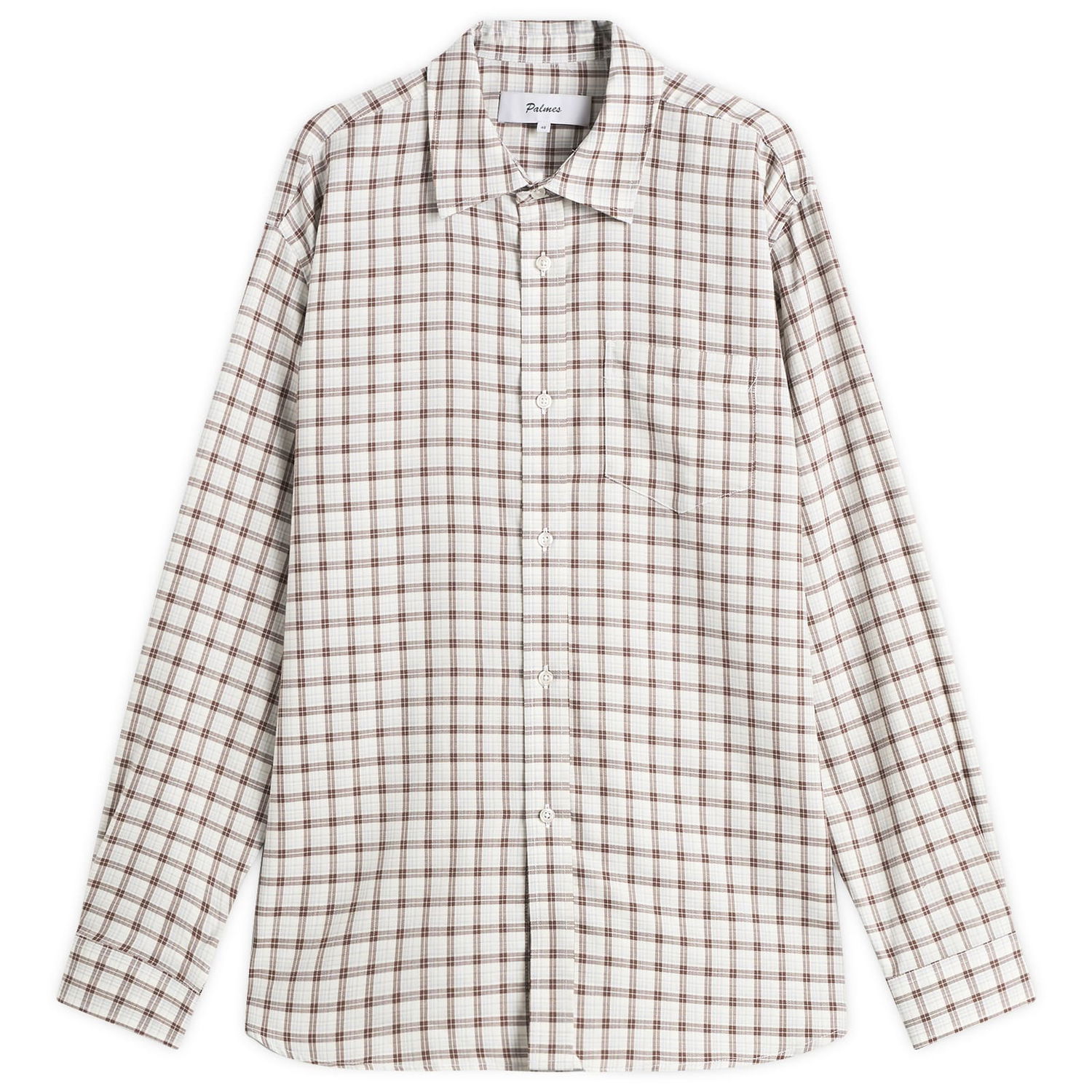 Košeľa Palmes Cotton Merino Shirt Biela | P30-0036-132, 1