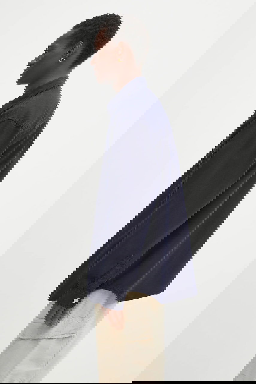 Košeľa Carhartt WIP Walter Relaxed Fit Classic Collar Shirt Navy | I033578.1CGD, 1