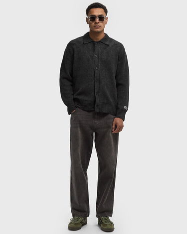Sveter ØLÅF Olaf Knitted Ribbed Cardigan Šedá | M190702, 1