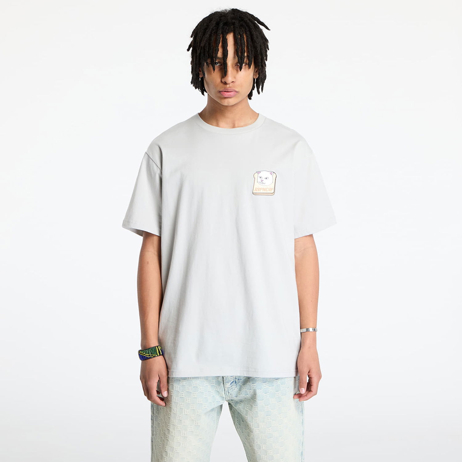 Tričko RIPNDIP RIPNDIP Gluten Free T-Shirt Šedá | RNDSPR25158, 0