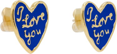 Náušnice Chopova Lowena Chopova Lowena Lovers Heart Earrings Modrá | 6574, 1