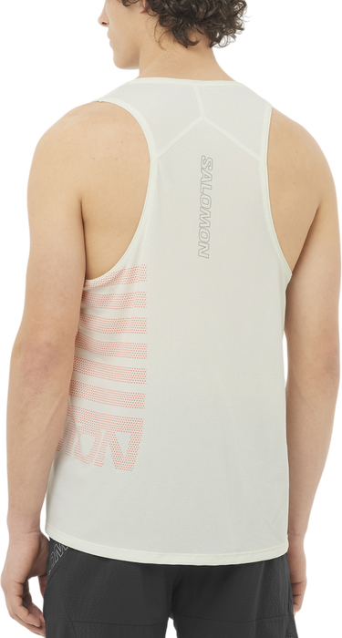 Tielko Salomon Salomon Sense Aero Graphic Singlet Biela | lc2693-0, 1