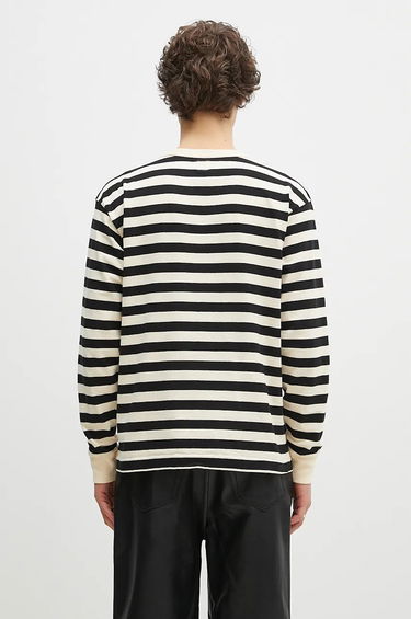 Tričko Human Made Striped Long Sleeve T-Shirt Biela | HM28CS039, 2