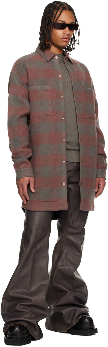 Košeľa Rick Owens Concordians Oversized Plaid Flannel Overshirt with Chest Pockets Rôznofarebný | RU02E1739 WJP, 3