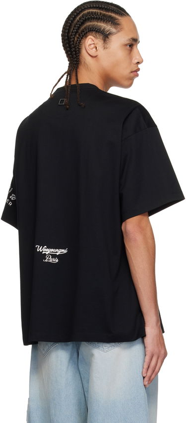 Tričko WOOYOUNGMI WOOYOUNGMI Palm Tree Graphic T-Shirt Čierna | W251TS19, 2