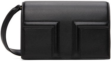 Taška cez rameno TOTEME TOTEME Mini T-Flap Shoulder Bag Čierna | 244-WAL0049-LE0025, 0