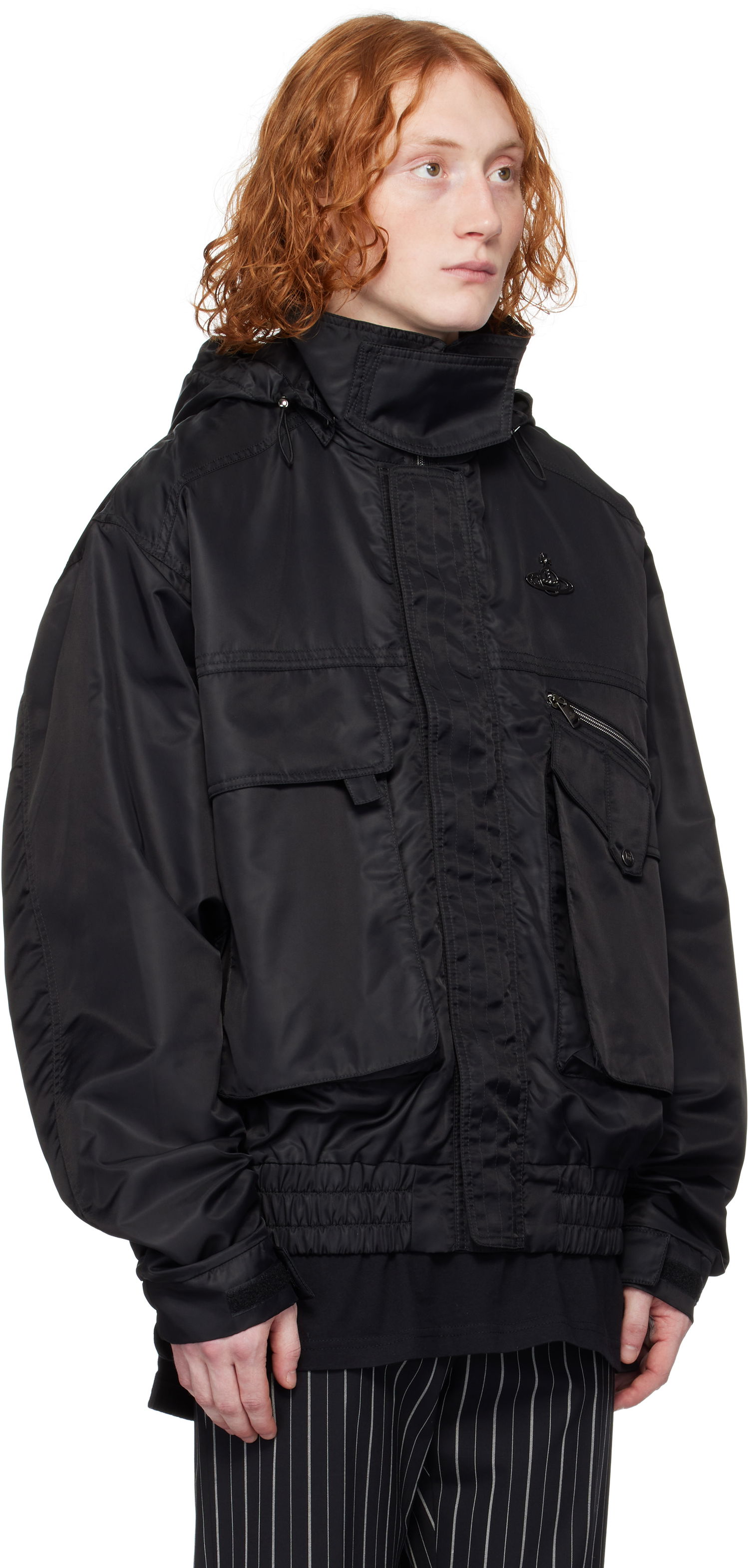 Vetrovka Vivienne Westwood Vivienne Westwood Nevada Bomber Jacket Čierna | 2203000I-W00YU-, 1